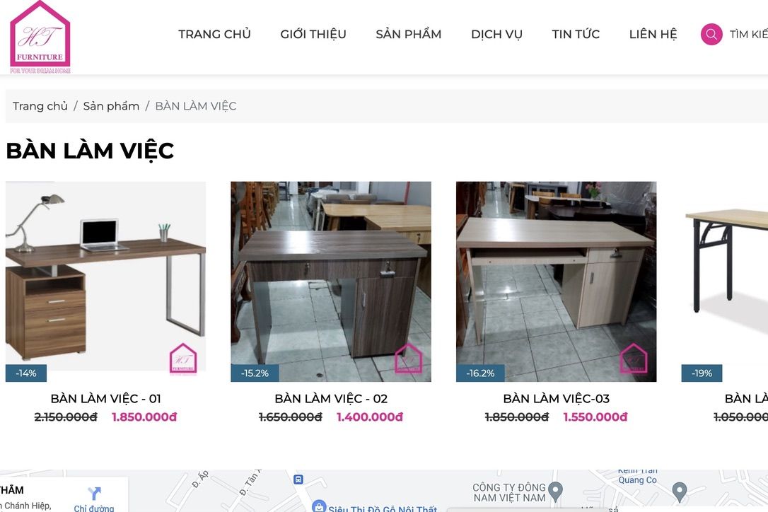 Nội thất Hồng Thắm - Địa chỉ mua bàn giám đốc quận 12 giá rẻ
