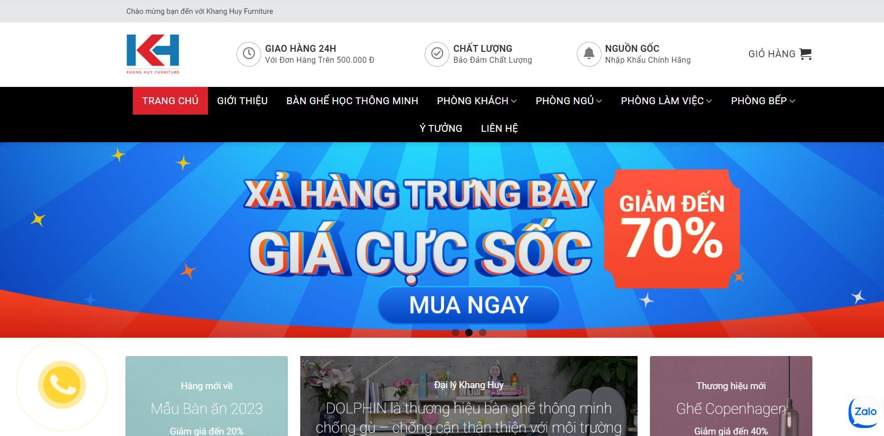 Nội thất Khang Huy - Địa chỉ cung cấp ghế giám đốc quận 7 uy tín
