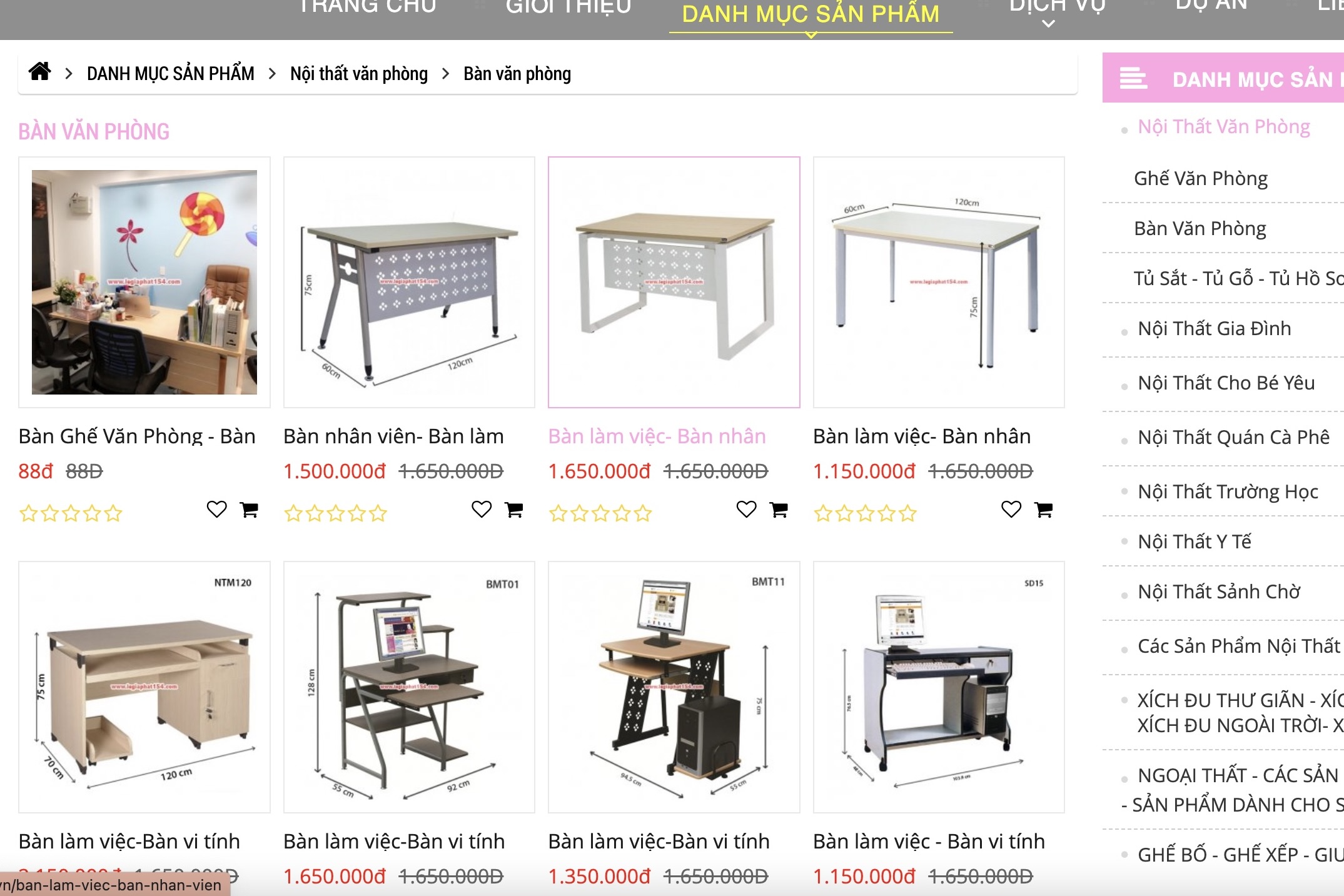 Nội thất Lê Gia Phát - Địa chỉ mua bàn giám đốc quận 9 giá rẻ