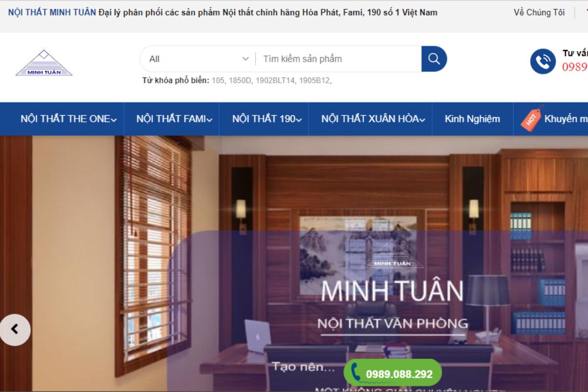 Nội thất Minh Tuân - Địa chỉ mua bàn giám đốc quận Ba Đình uy tín