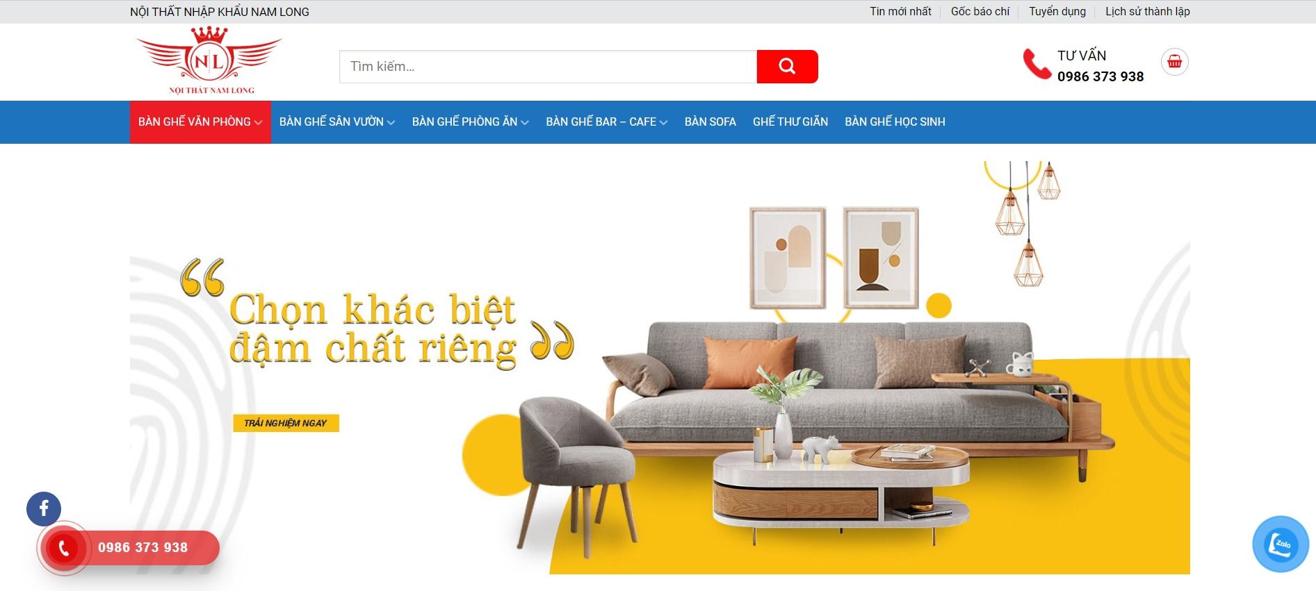 Nội thất Nam Long - Địa chỉ mua bàn giám đốc quận 7 uy tín