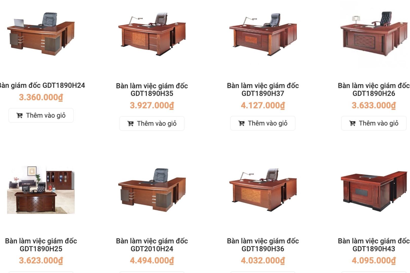 Nội thất ROF - Địa chỉ mua bàn giám đốc quận Phú Nhuận giá rẻ