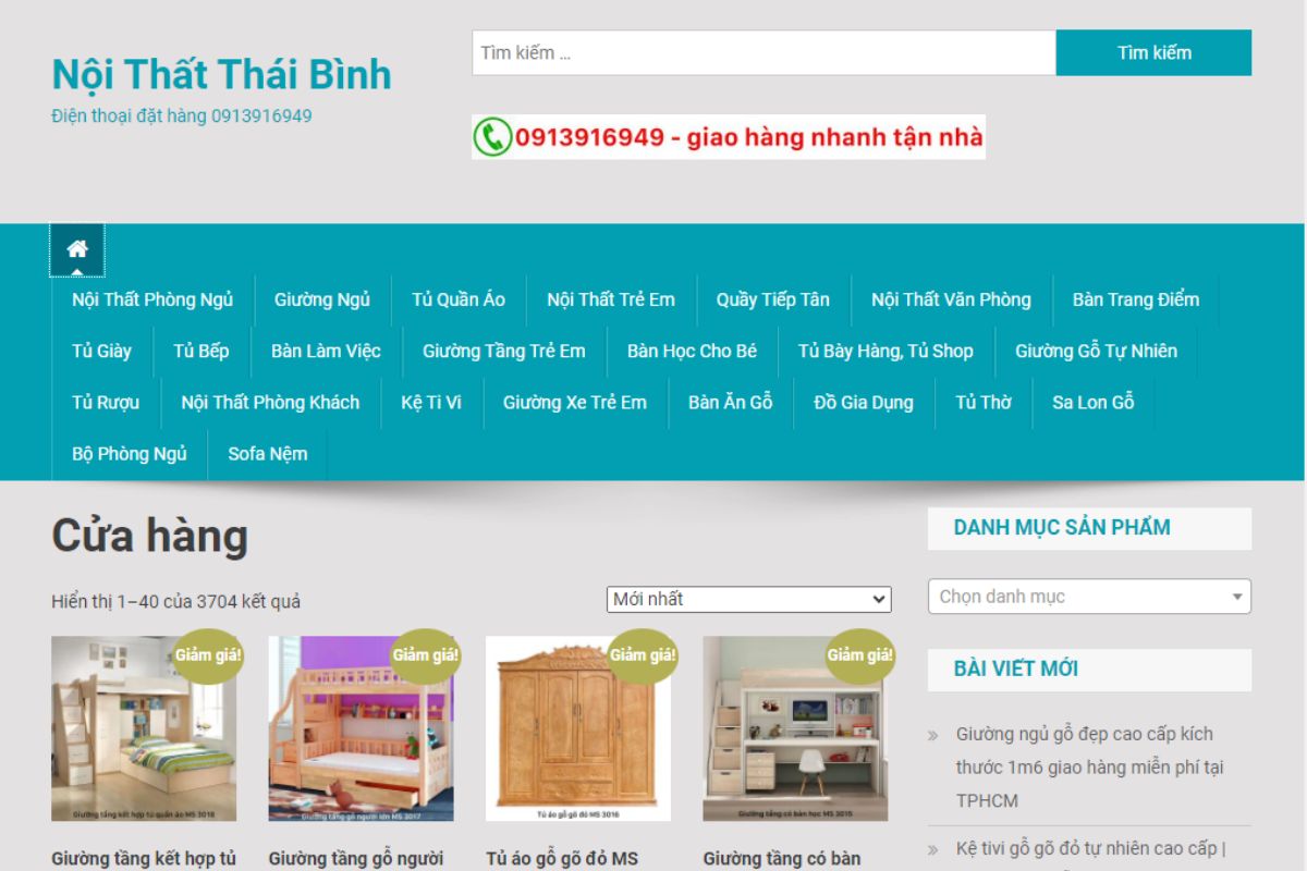 Nội thất Thái Bình - Địa chỉ mua bàn giám đốc quận 6 uy tín