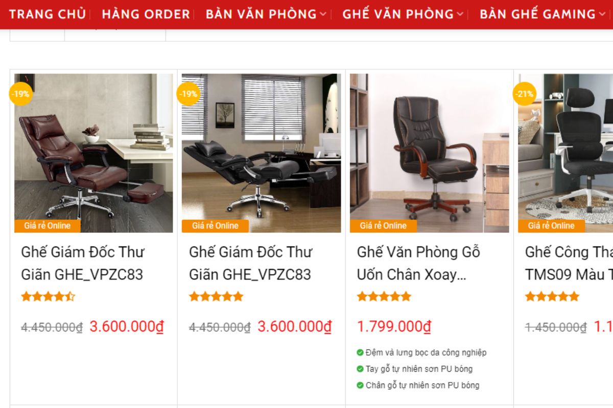 Nội thất Thiên Minh - Địa chỉ mua ghế giám đốc quận Hoàng Mai giá tốt