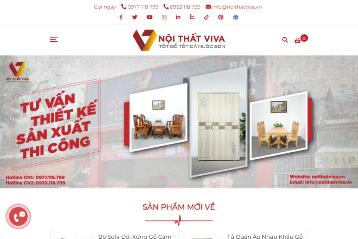 Nội thất Viva - Địa chỉ mua bàn giám đốc quận Tân Bình uy tín