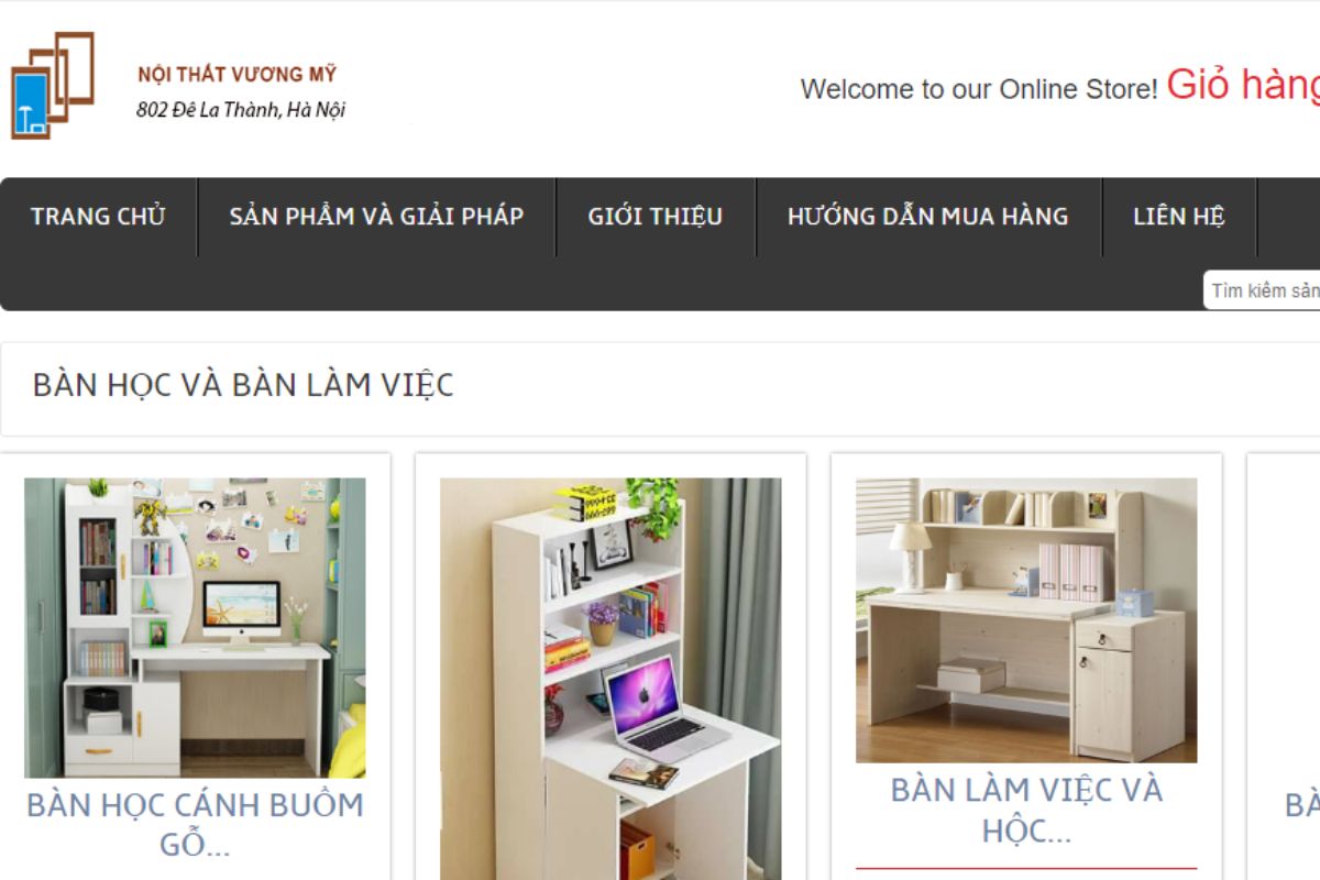 Nội thất Vương Mỹ - Địa chỉ mua bàn giám đốc quận Ba Đình uy tín