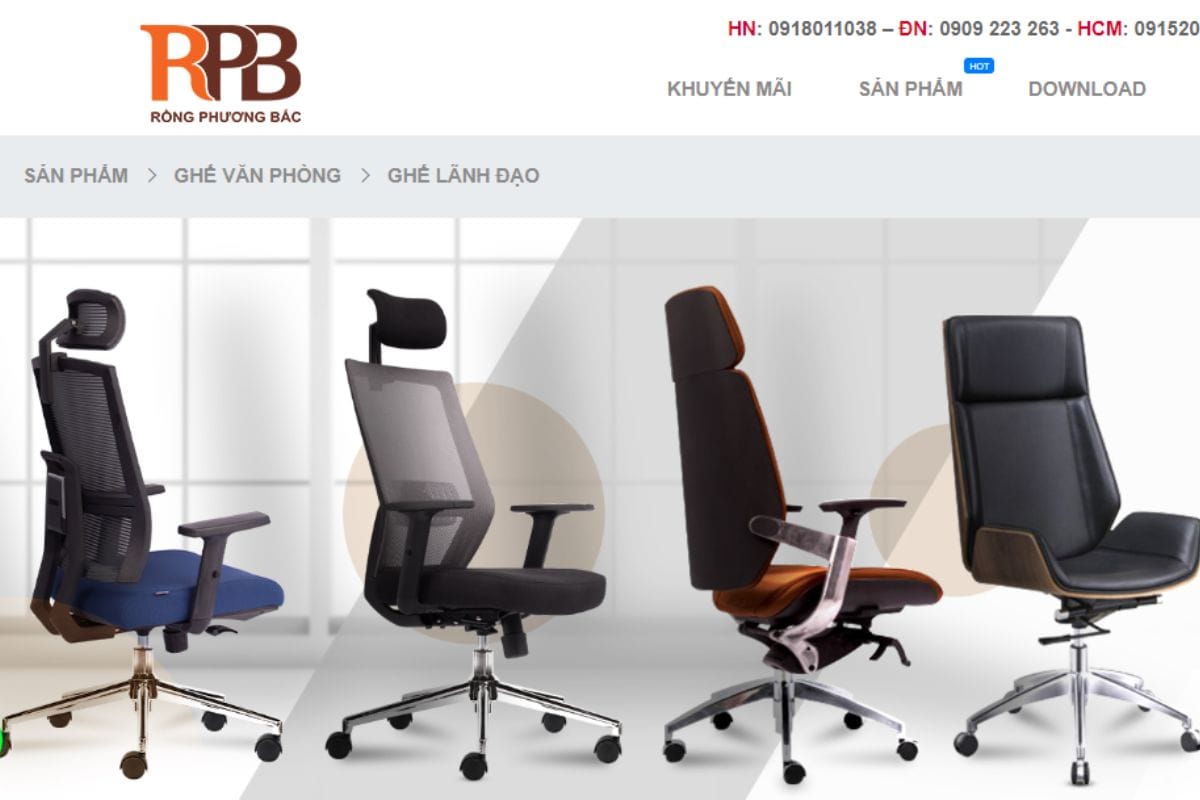 Rồng Phương Bắc - Địa chỉ mua ghế giám đốc quận 4 uy tín
