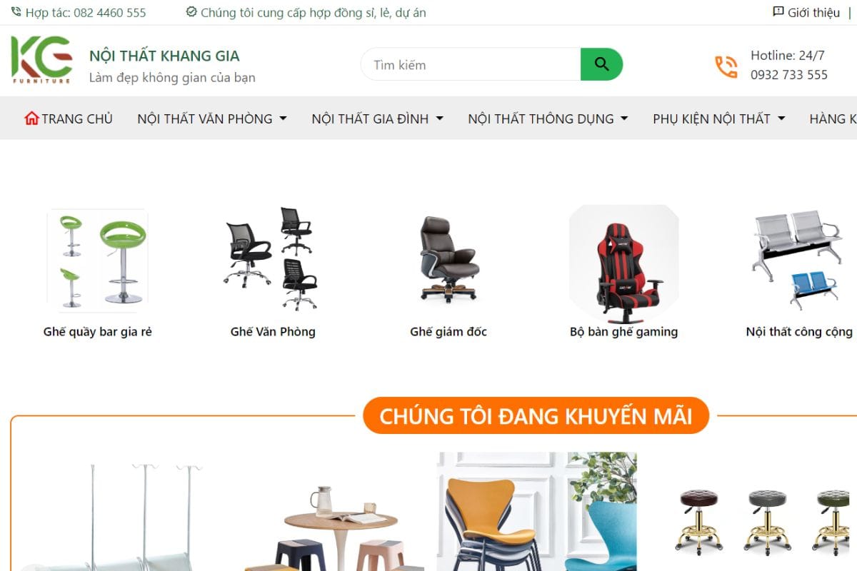 Nội thất Khang Gia - Địa chỉ sửa ghế giám đốc TPHCM uy tín