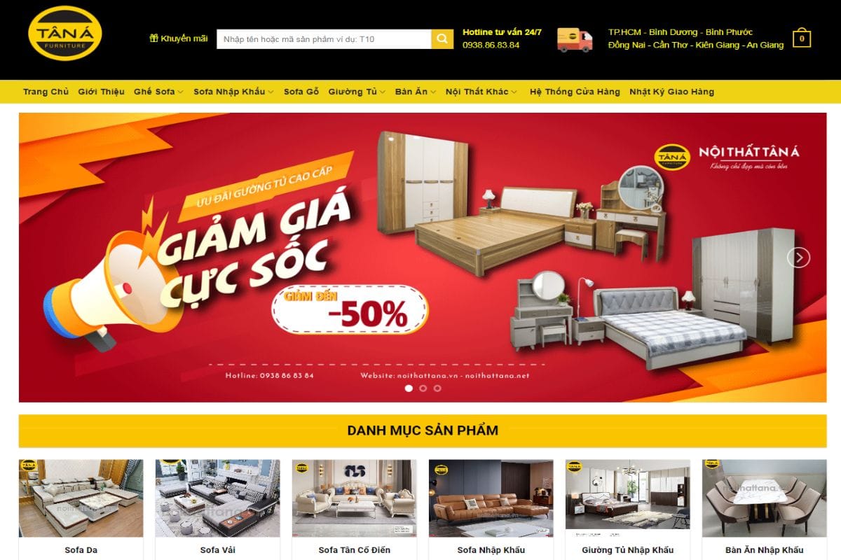 Tân Á Furniture - Địa chỉ mua ghế giám đốc quận Gò Vấp uy tín
