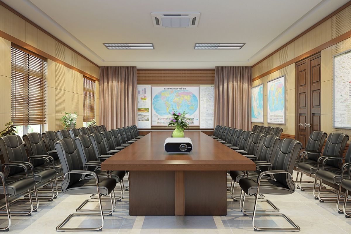 Phòng họp trường học với phong cách sang trọng