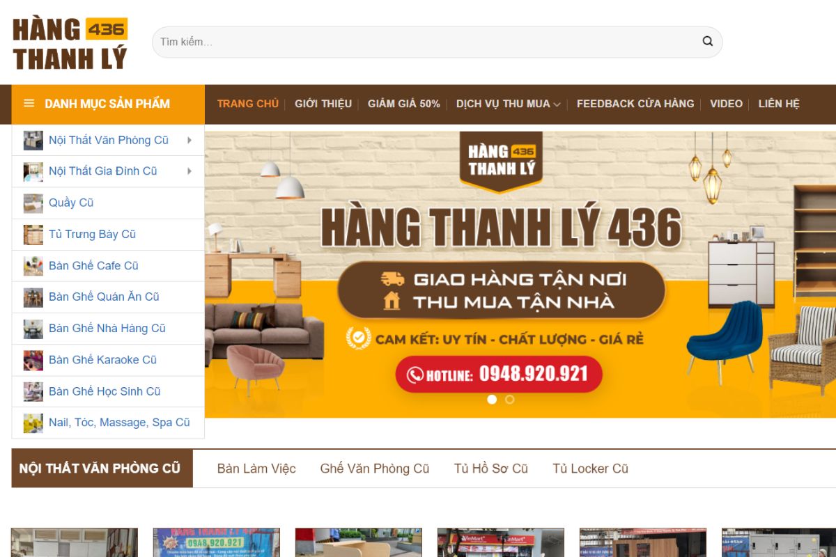 Cửa hàng thanh lý 436