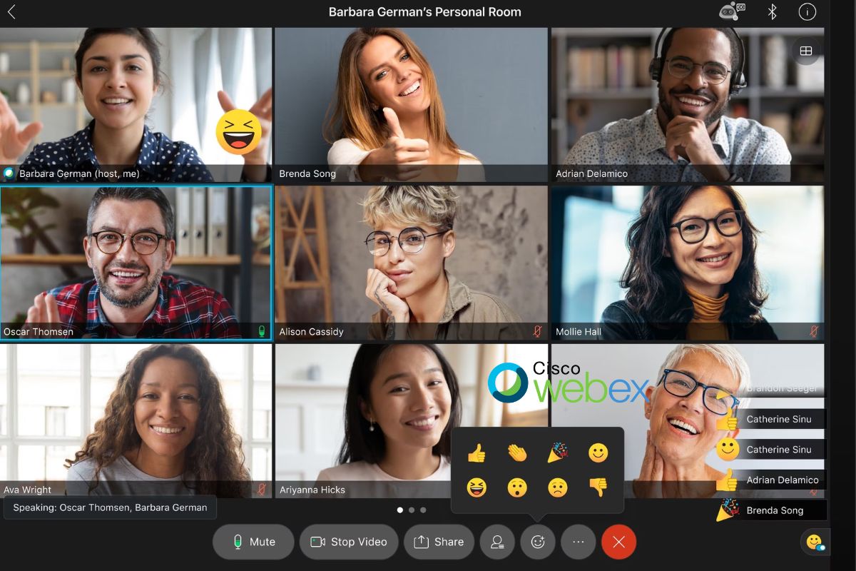 Nền tảng họp trực tuyến Cisco Webex