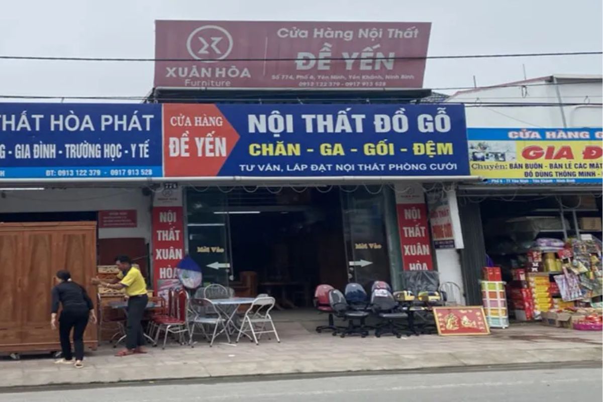 Nội thất văn phòng Đề Yến - Cửa hàng cung cấp bàn lãnh đạo giá rẻ tại Ninh Bình