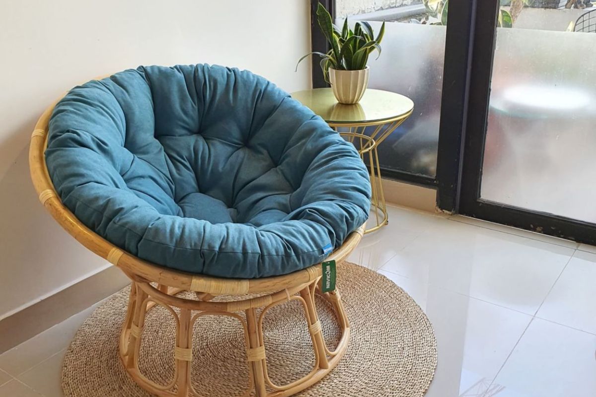 Ghế thư giãn tròn bằng mây