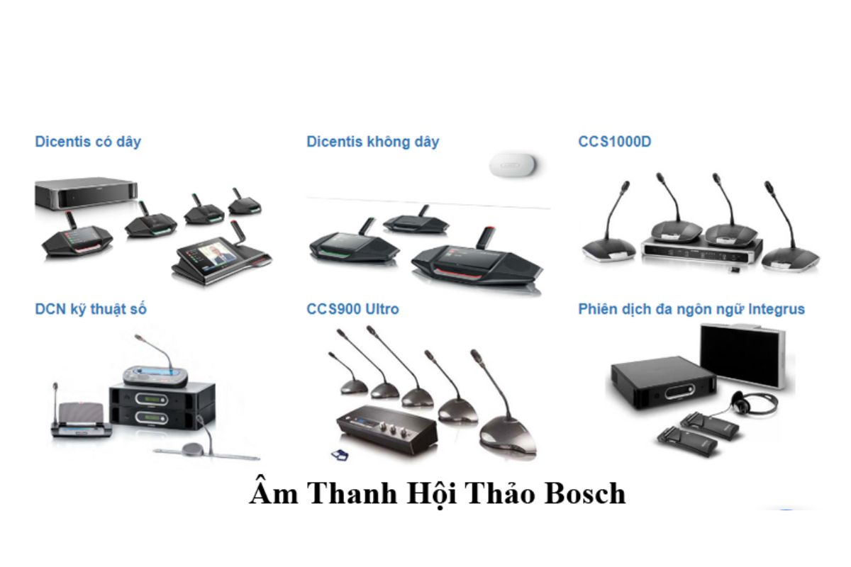 Hệ thống âm thanh hội nghị BOSCH CCS-900