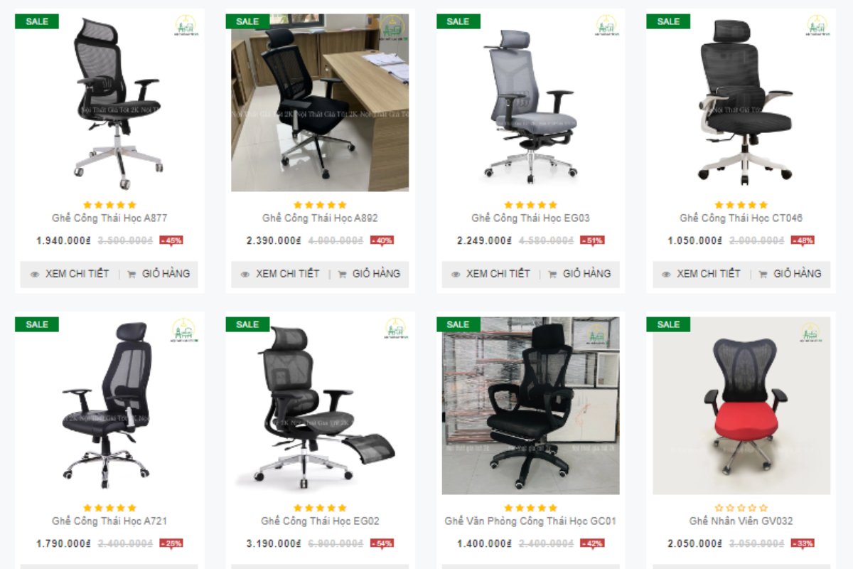Nội thất giá tốt 2K