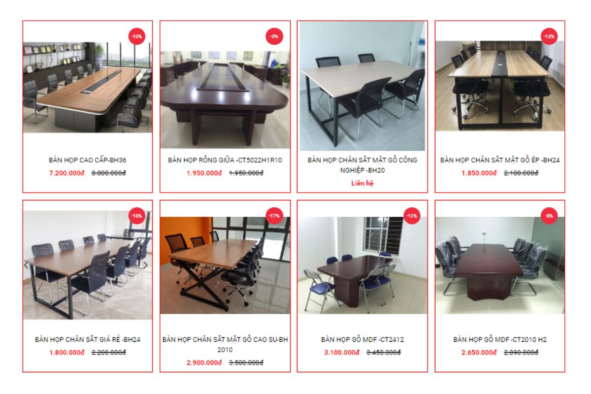 Nội thất Quốc Đạt - Địa chỉ mua bàn ghế họp tại quận Ba Đình