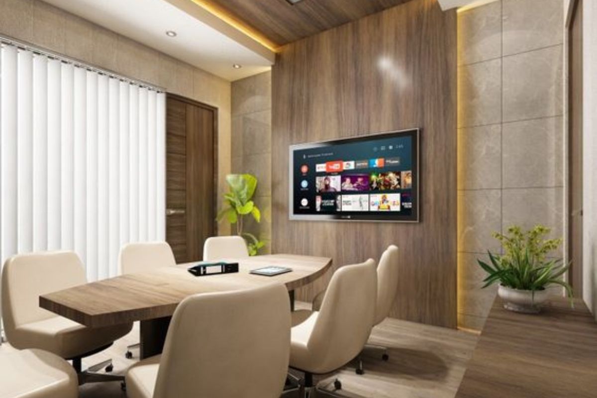 Mẫu rèm cửa phòng họp đẹp mắt