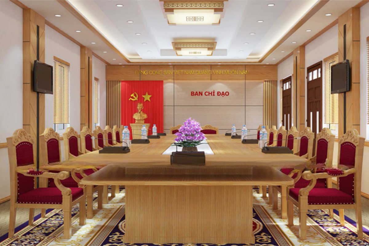 Tầm quan trọng khi trang trí phòng họp cơ quan Nhà nước