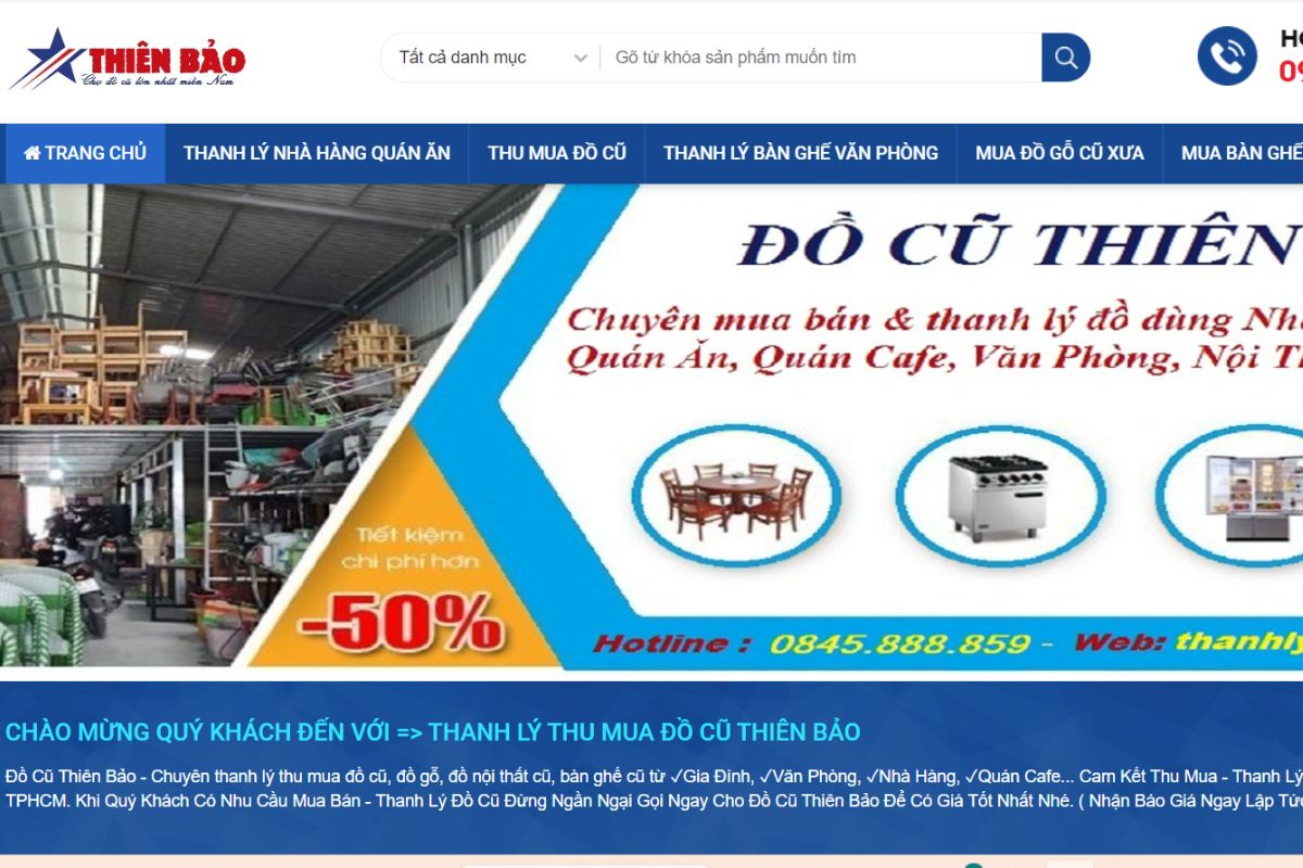Cửa hàng đồ cũ Thiên Bảo