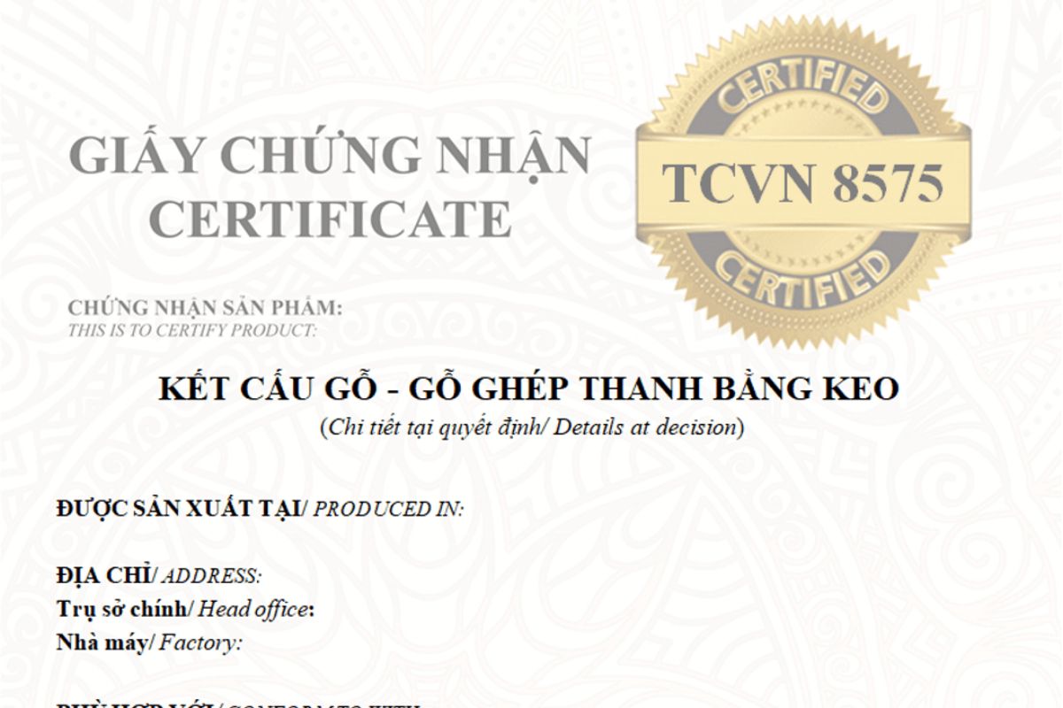 Giấy chứng nhận gỗ
