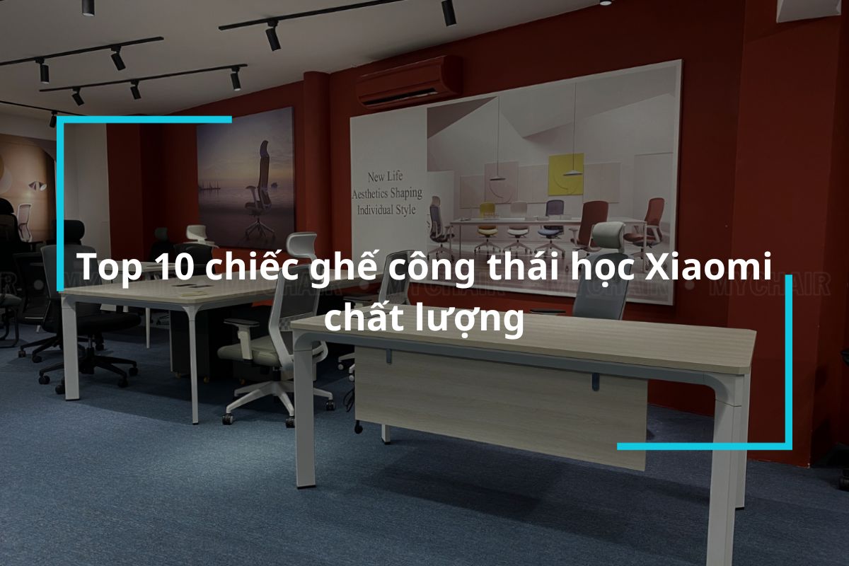 Top 10 mẫu ghế công thái học Xiaomi chất lượng