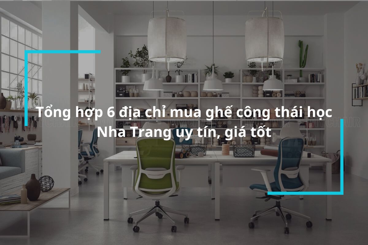 Top 6 địa chỉ mua ghế công thái học Nha Trang
