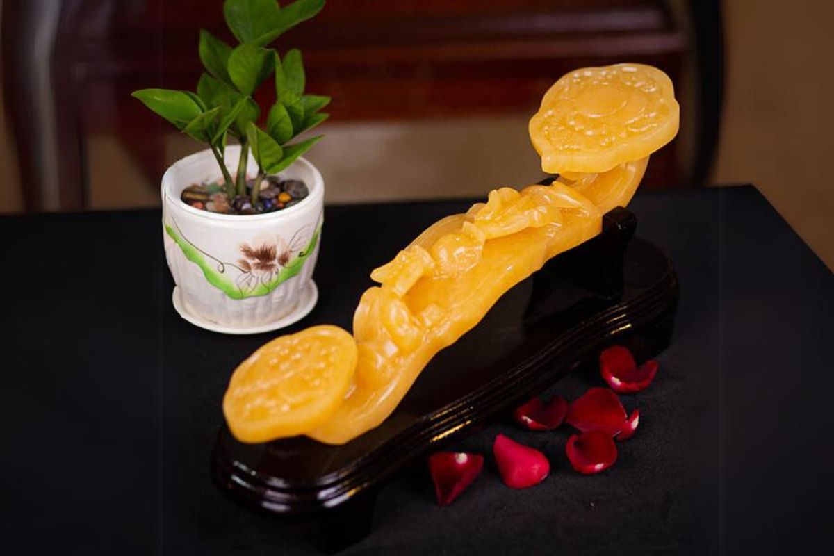 Gậy như ý trang trí bàn làm việc giám đốc