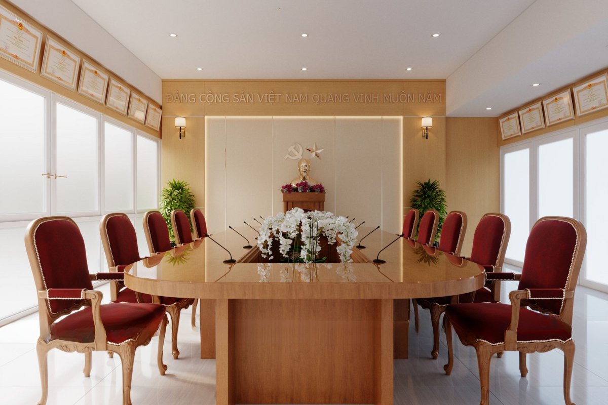 Thiết kế phòng họp cơ quan nhà nước