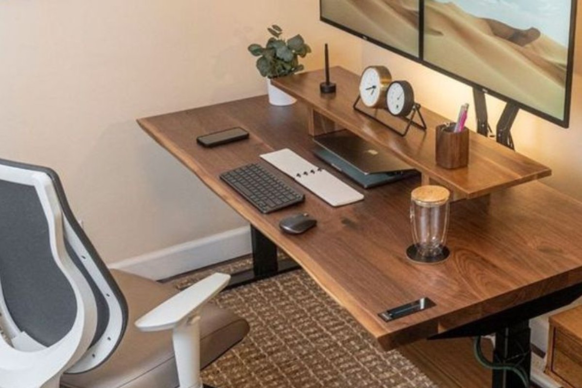 Bàn làm việc 2 tầng 80 cm