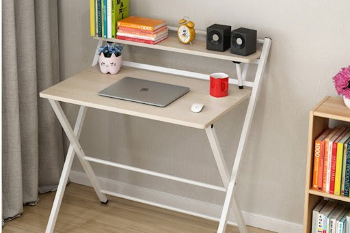 Bàn 2 tầng gấp gọn linh hoạt