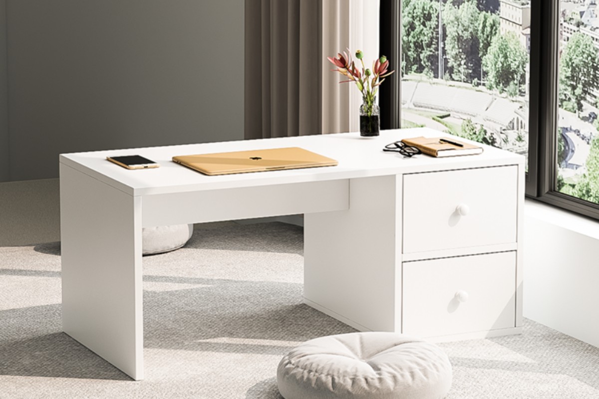 Bàn làm việc ngồi bệt có kèm tủ đồ