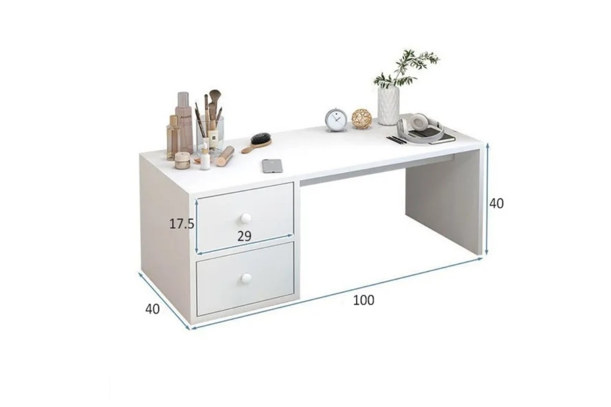 Bàn làm việc ngồi bệt kèm tủ đồ
