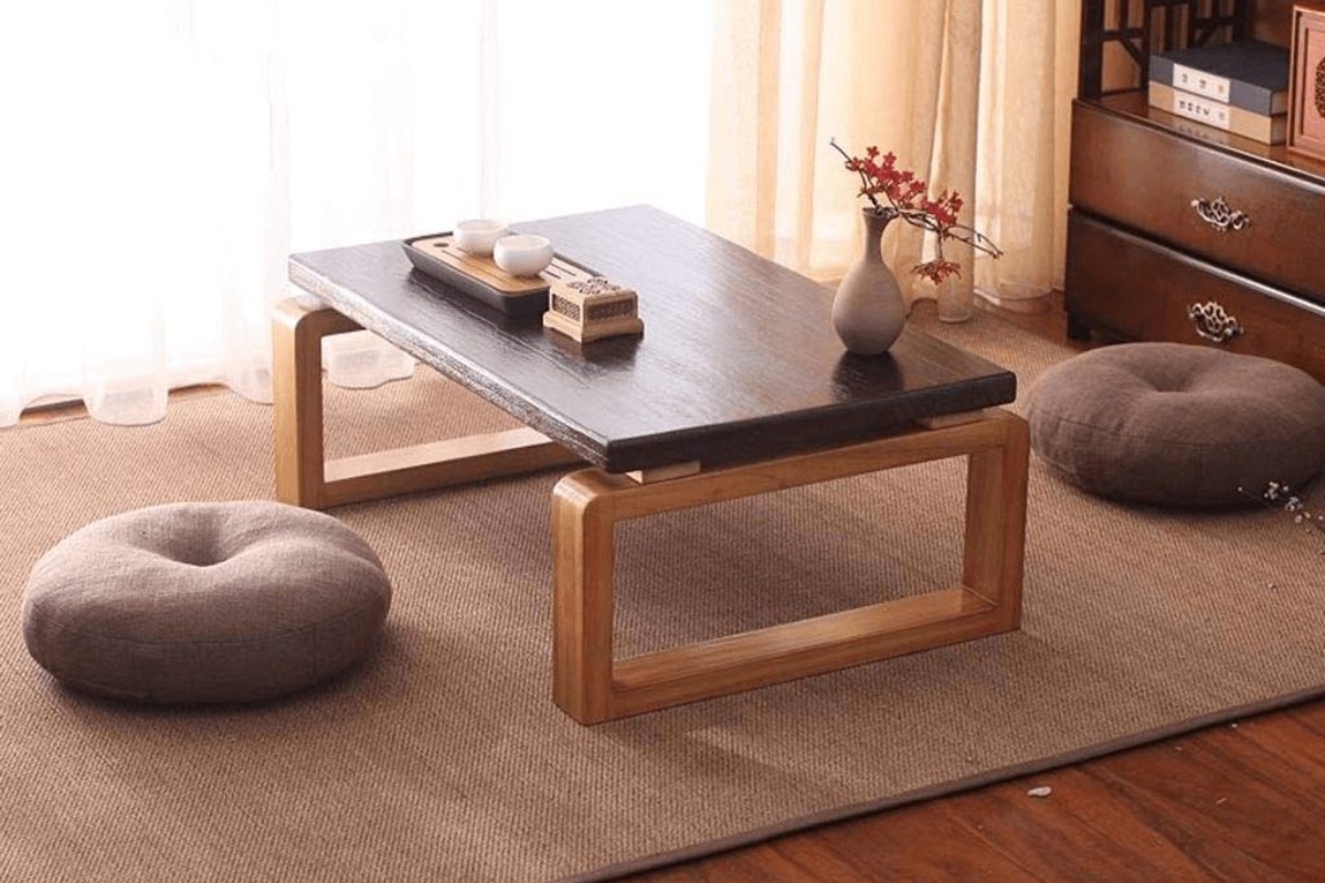 Bàn ngồi bệt kiểu Nhật