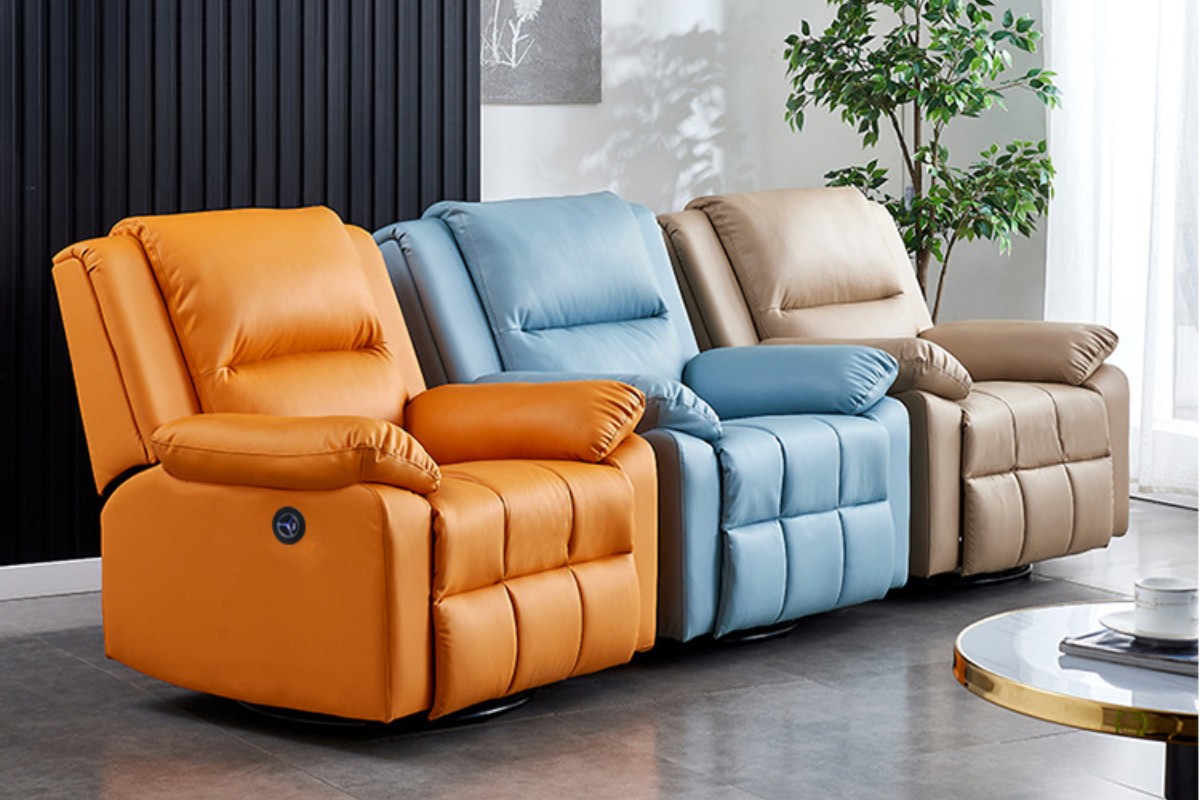 Ghế sofa thư giãn da PU chỉnh điện EX800