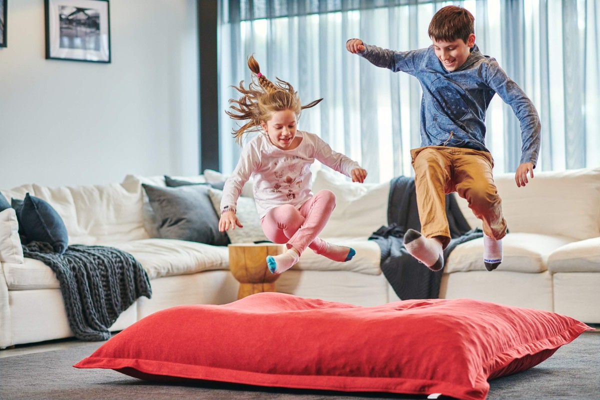 Ghế lười hình chữ nhật cho bé