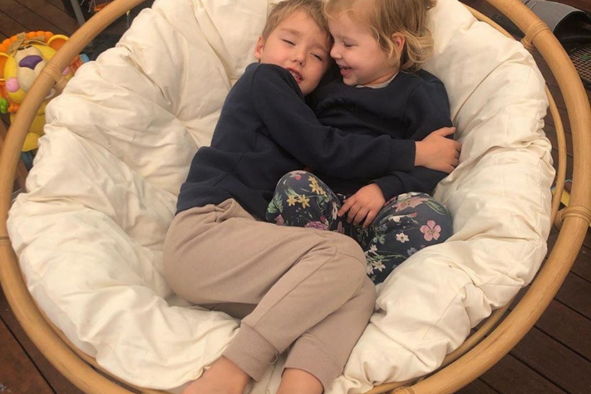 Ghế papasan cho bé nằm thư giãn