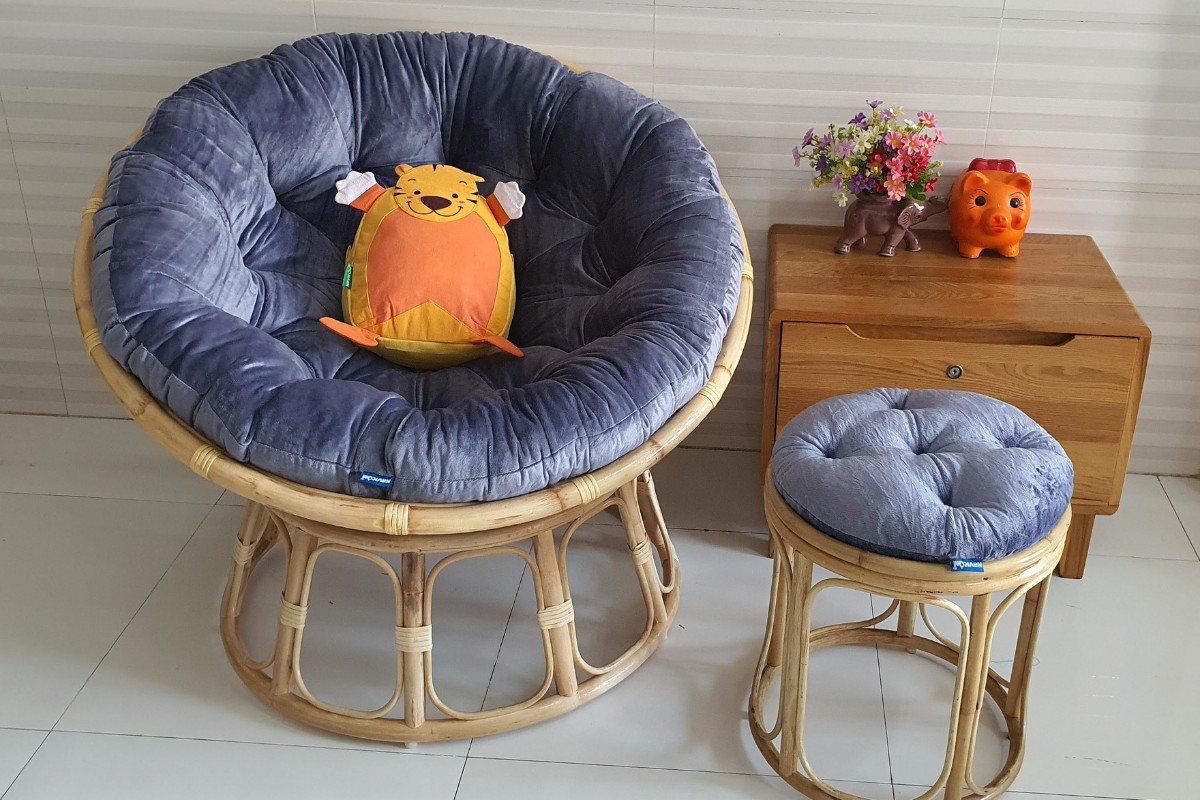 Ghế papasan nằm thư giãn cho bé