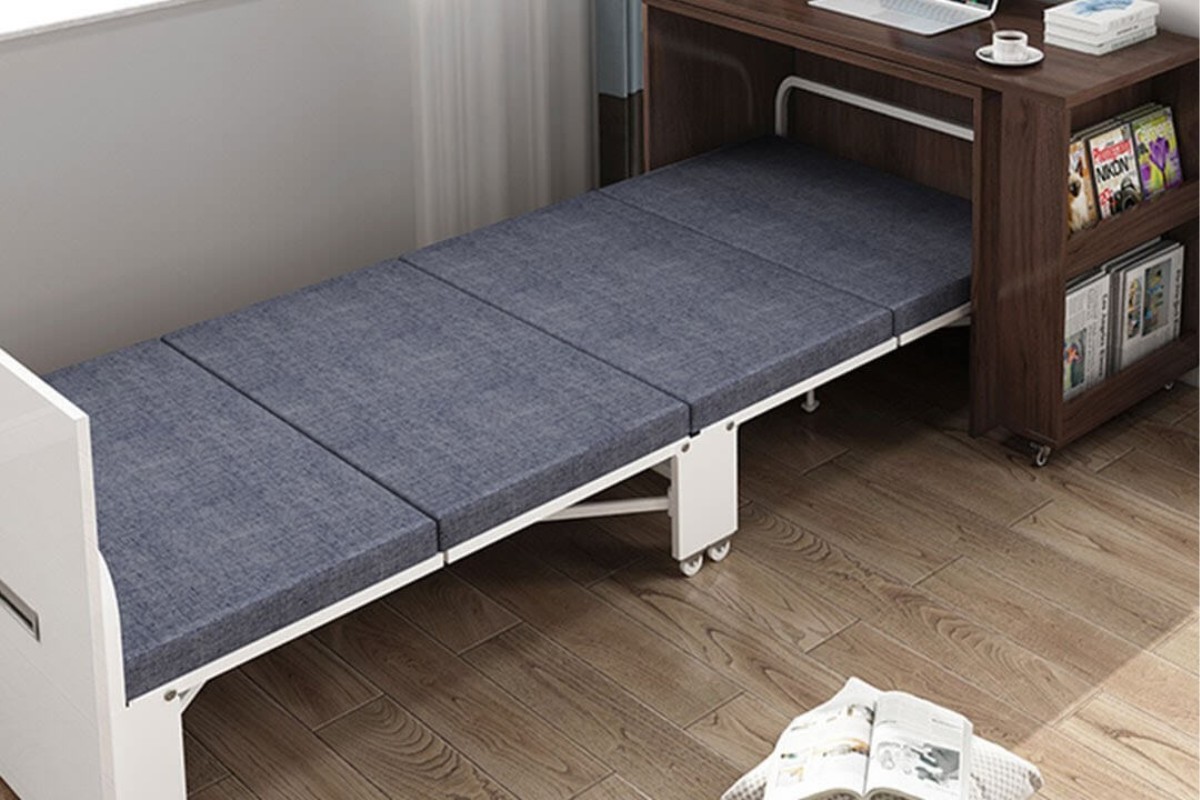 Giường gấp kết hợp bàn làm việc