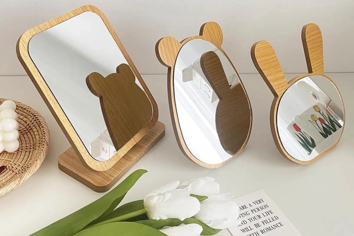 Gương để bàn có khung trang trí