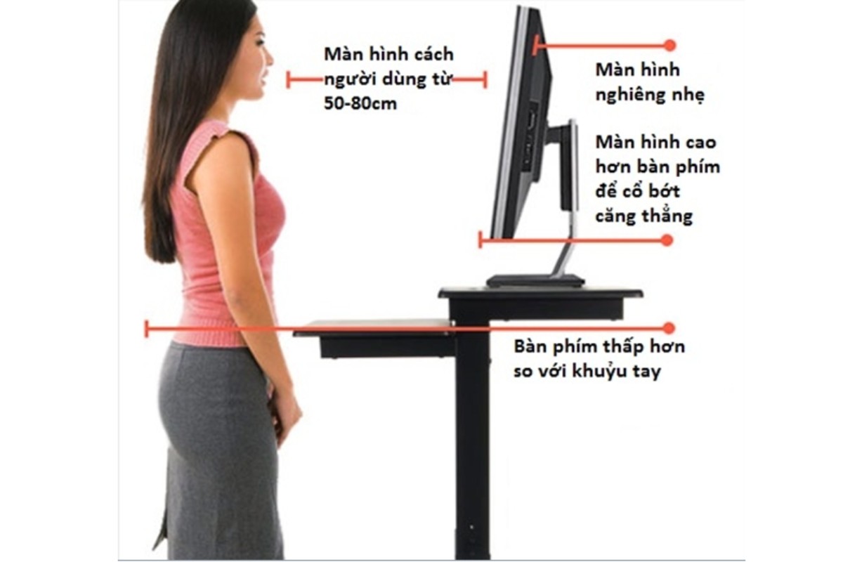 Bàn làm việc đứng