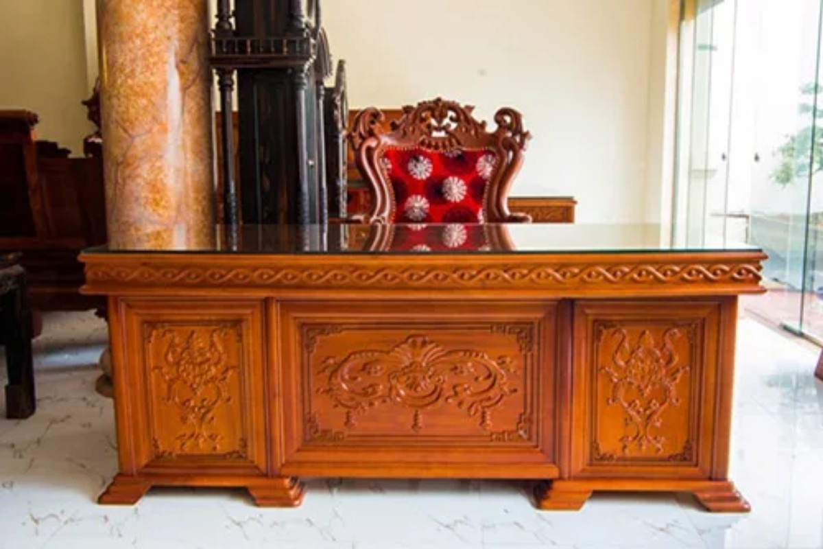 Bàn giám đốc gỗ tự nhiên