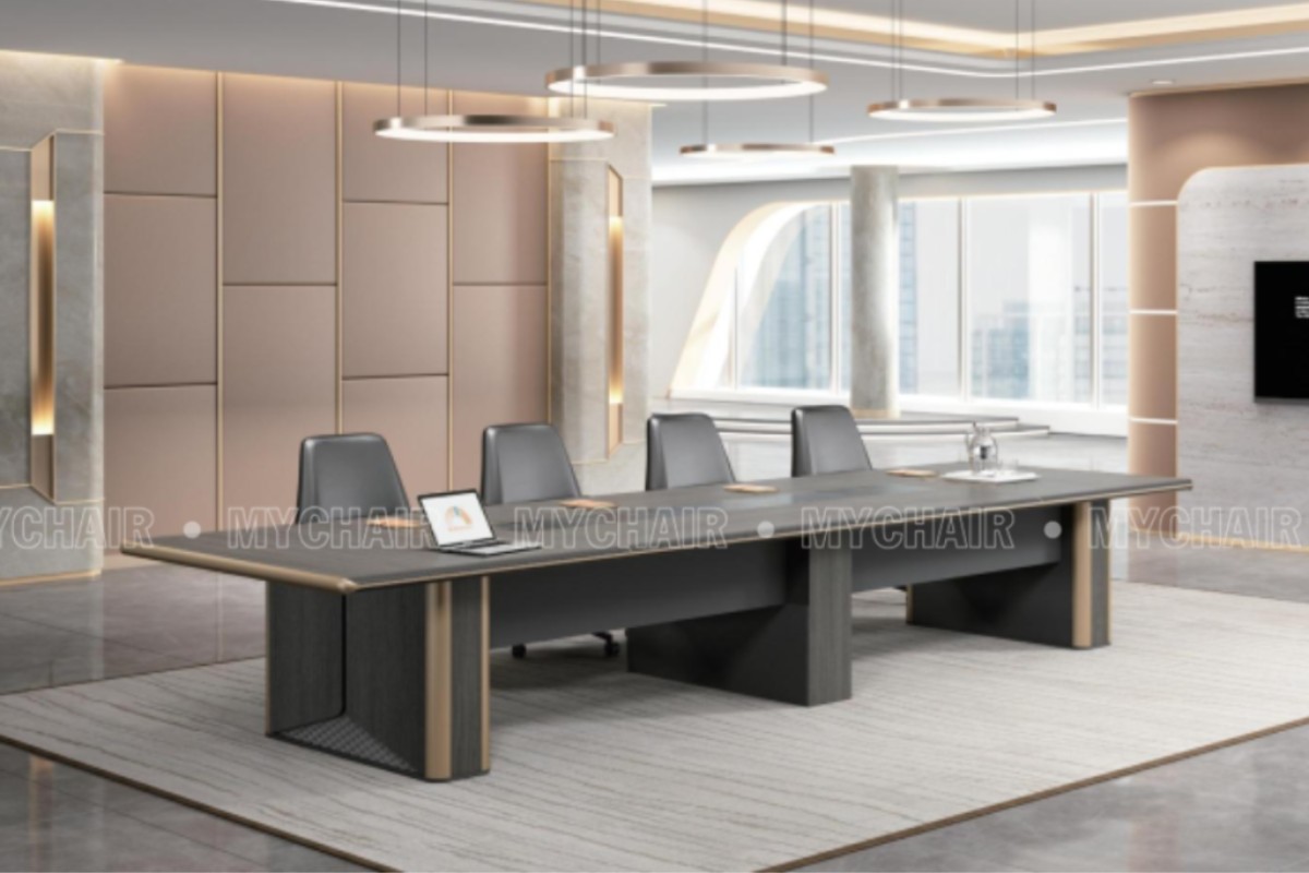 Bàn họp gỗ MDF nhập khẩu NBLD10-H