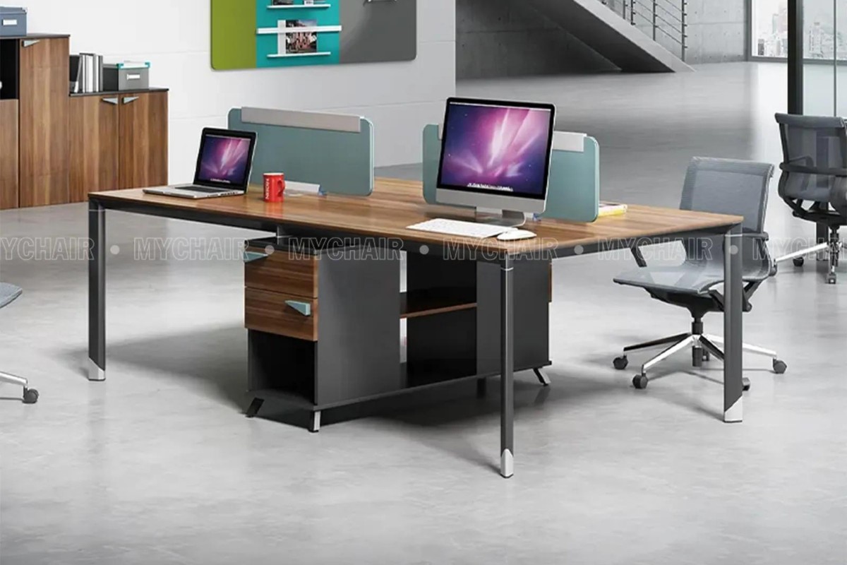 Bàn chữ U có tủ phụ gỗ cao cấp ML86