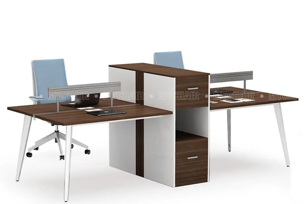 Bàn làm việc cụm 2 kèm hộc tủ MC69E-1