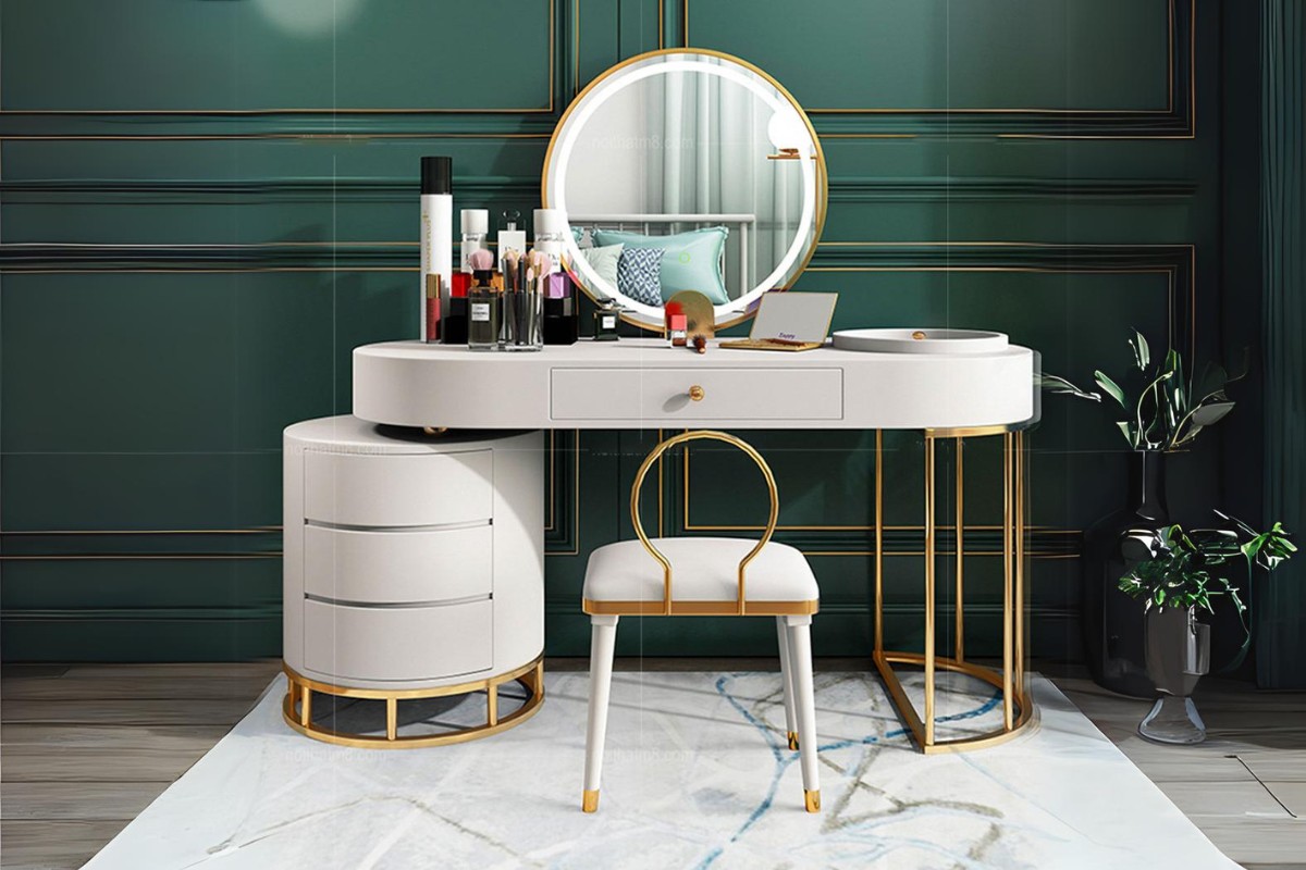 Bàn trang điểm kết hợp bàn làm việc