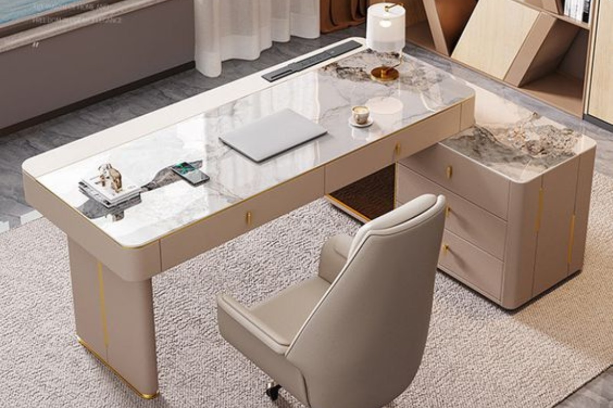 Ưu nhược điểm của bàn làm việc mặt đá