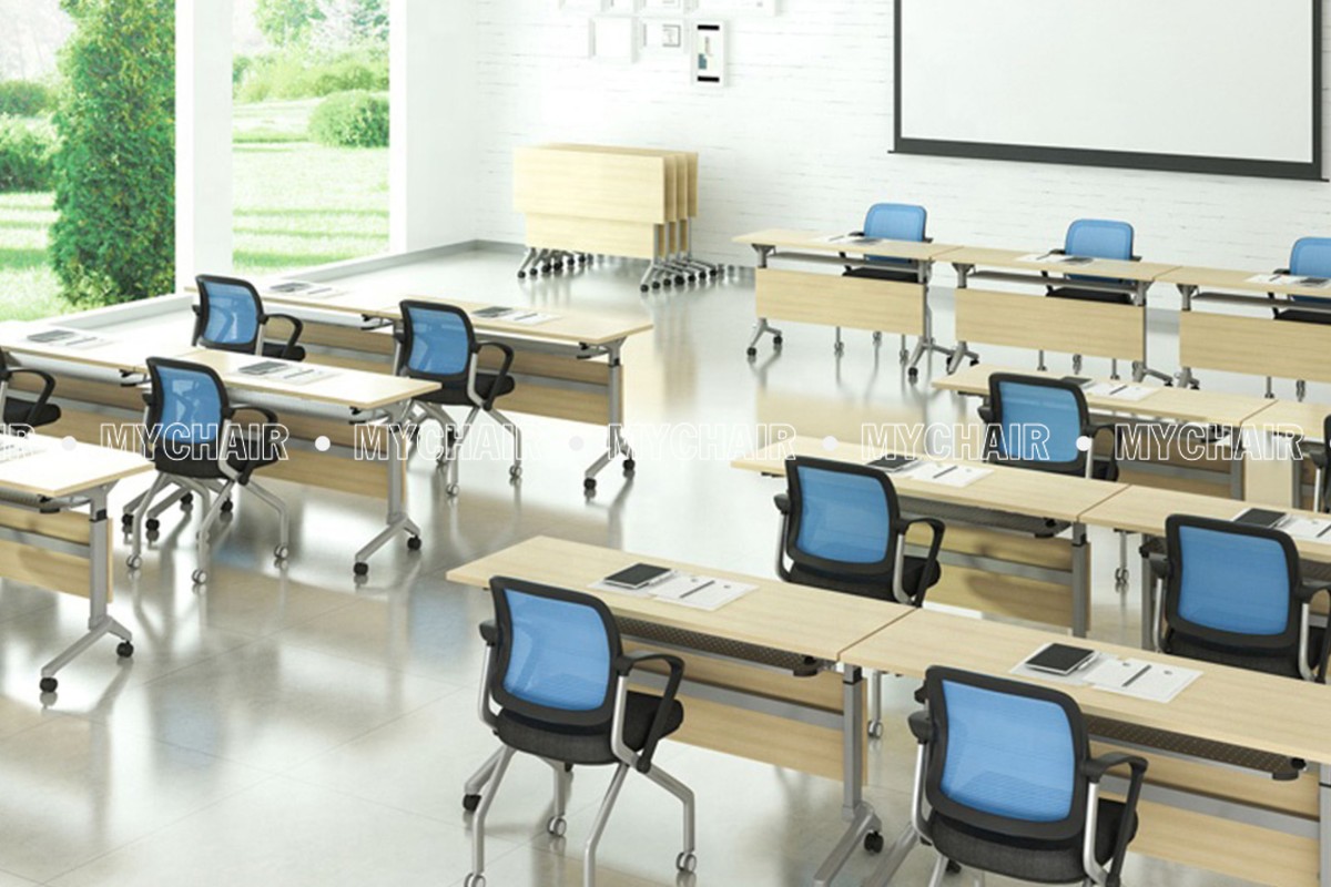 Cách sắp xếp phòng họp cho 10 - 20 người kiểu lớp học