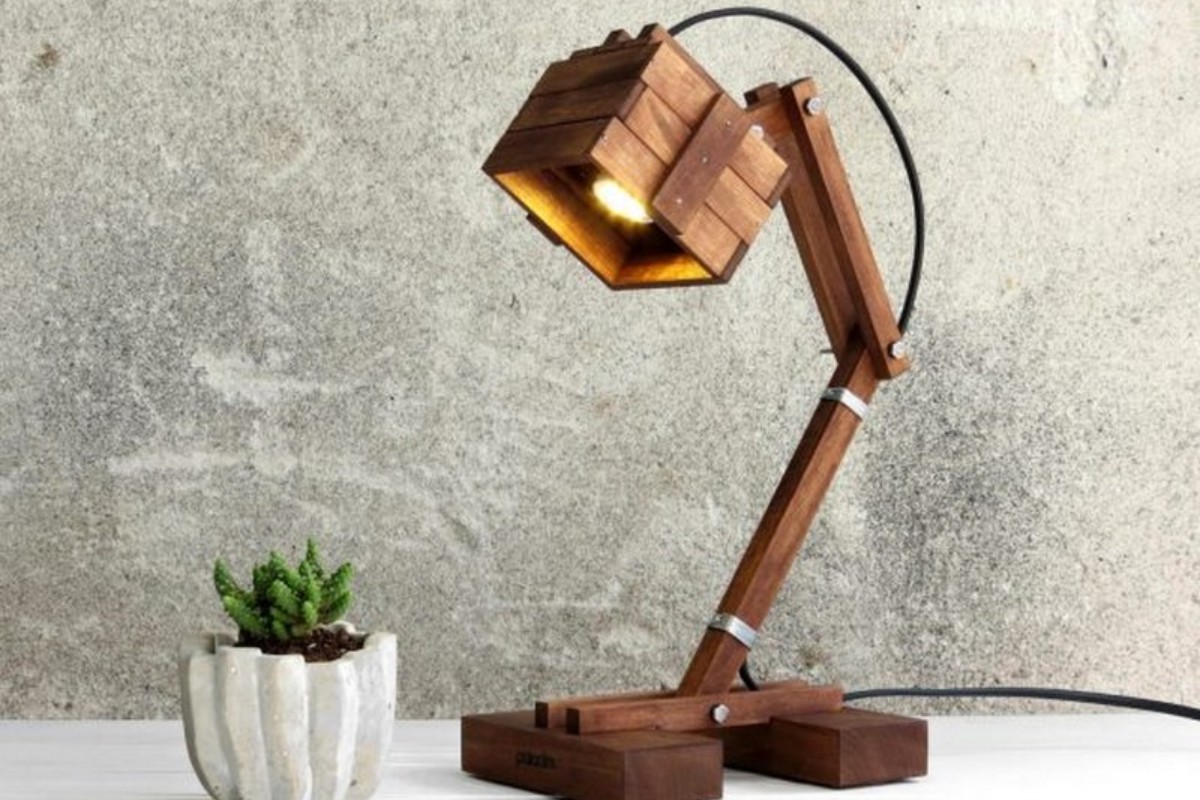 Đèn bàn handmade trang trí bàn làm việc