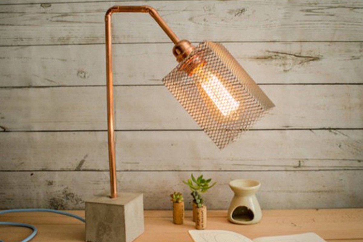 Đèn bàn handmade trang trí bàn làm việc